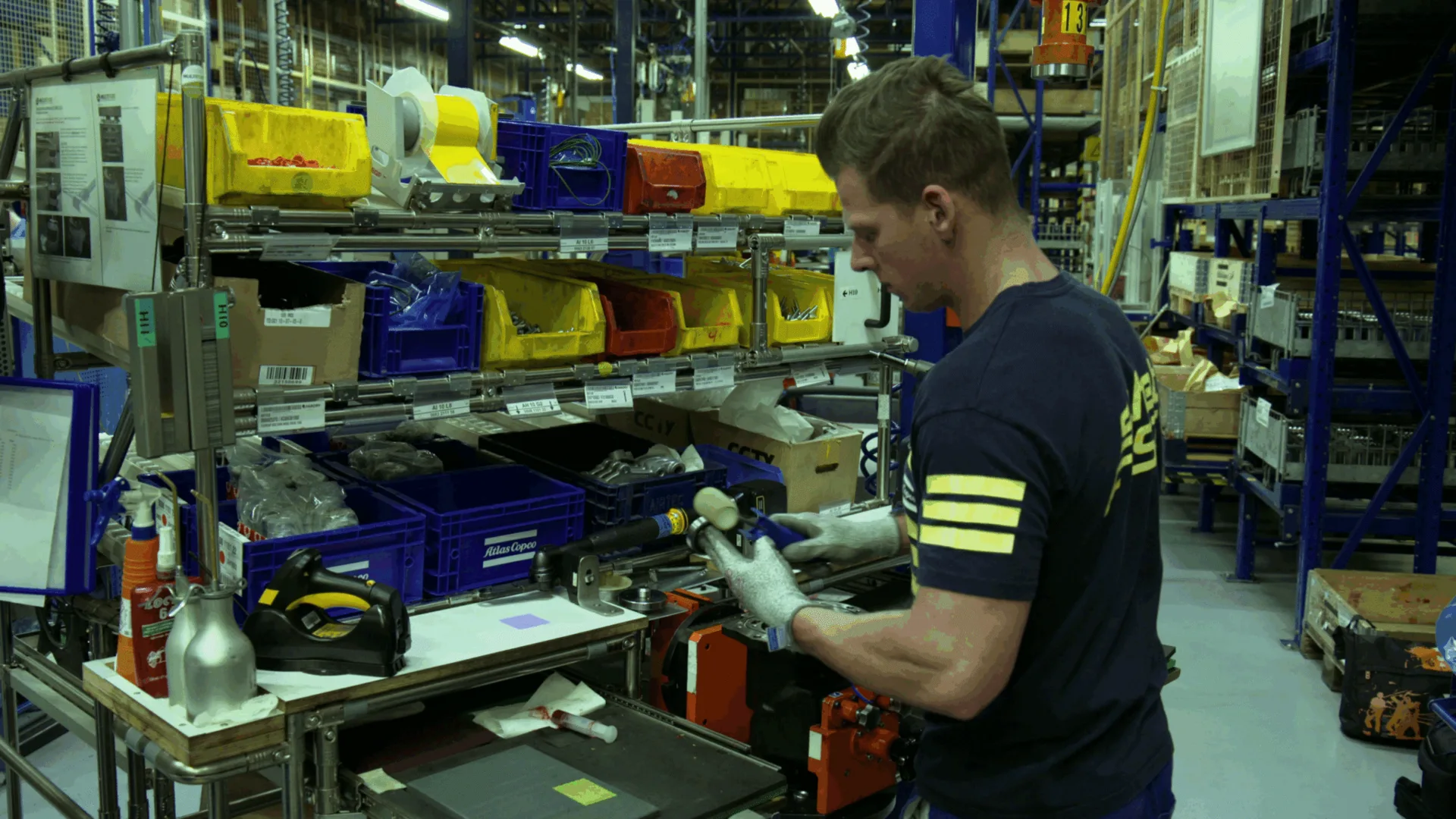 Arkite aplicado na Atlas Copco