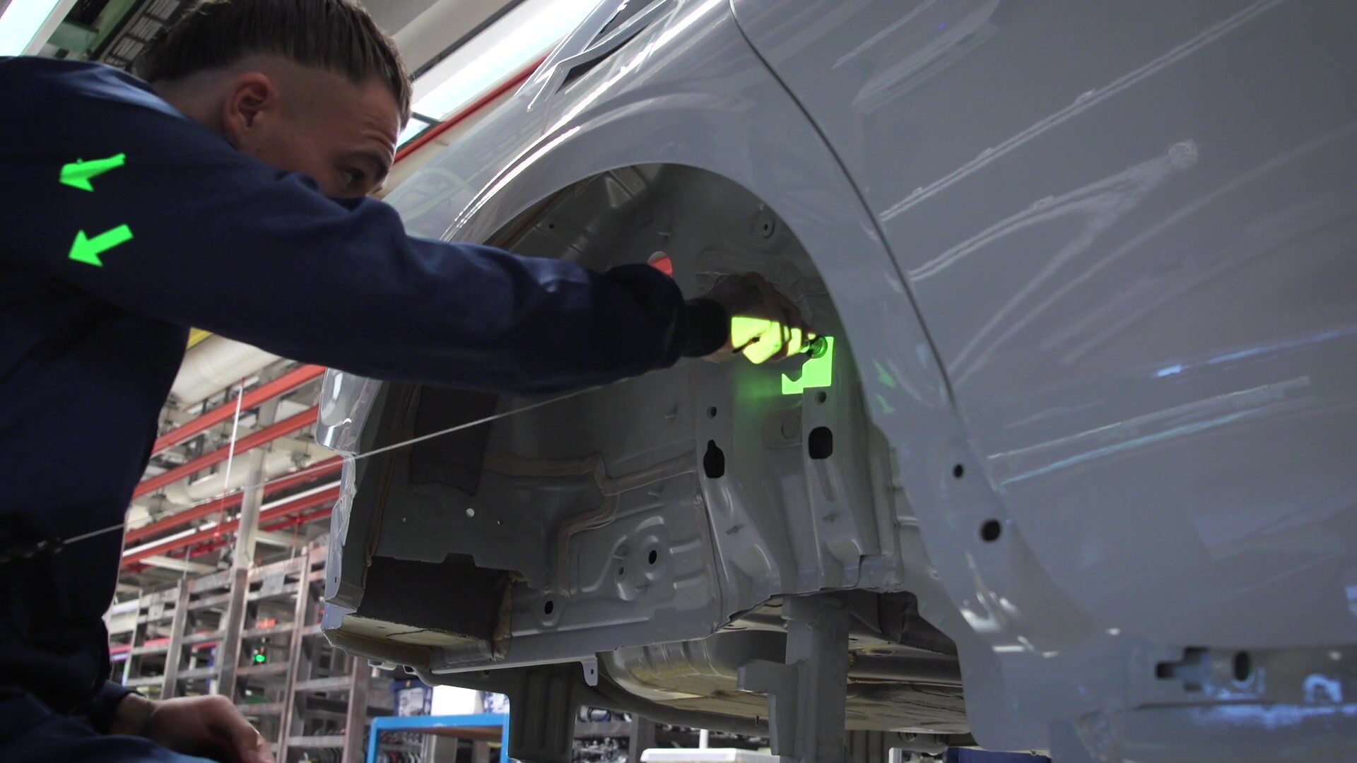 Operador usando Arkite na Volvo