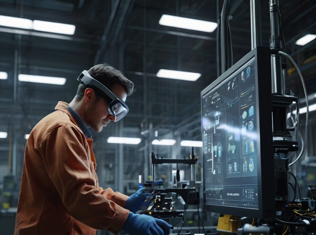 Treinamento industrial com tecnologia de realidade virtual